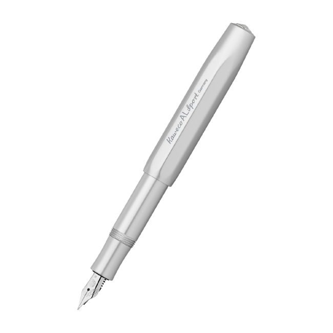 Ручка перьевая KAWECO AL Sport M 0.9мм серебристый