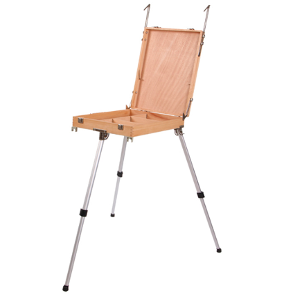 Этюдник художественный с палитрой Гамма "Московская палитра" из бука высота 140-183 см купить в художественном магазине ArtCraft.Space с доставкой по РФ и СНГ