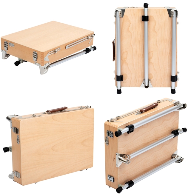 Этюдник художественный с палитрой Гамма "Московская палитра" из бука высота 140-183 см купить в художественном магазине ArtCraft.Space с доставкой по РФ и СНГ