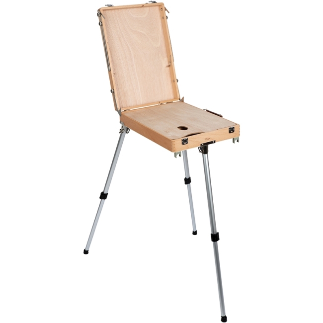 Этюдник художественный с палитрой Гамма "Московская палитра" из бука высота 140-183 см купить в художественном магазине ArtCraft.Space с доставкой по РФ и СНГ