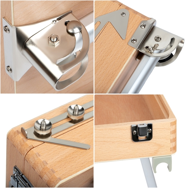 Этюдник художественный с палитрой Гамма "Московская палитра" из бука высота 140-183 см купить в художественном магазине ArtCraft.Space с доставкой по РФ и СНГ