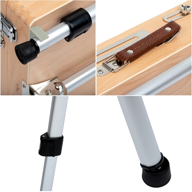 Этюдник художественный с палитрой Гамма "Московская палитра" из бука высота 140-183 см купить в художественном магазине ArtCraft.Space с доставкой по РФ и СНГ