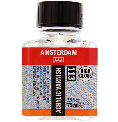 Лак для акрила глянцевый Amsterdam Acrylic Varnish High Gloss 113 блестящий 75 мл купить в художественном магазине ArtCraft.Space с доставкой по РФ и СНГ