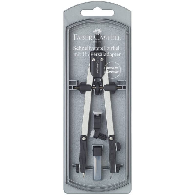 Готовальня циркуль Faber-Castell Factory 3 предмета в футляре купить в магазине ArtCraft.Space Готовальня циркуль Faber-Castell Factory 3 предмета в футляре купить в магазине ArtCraft.Space