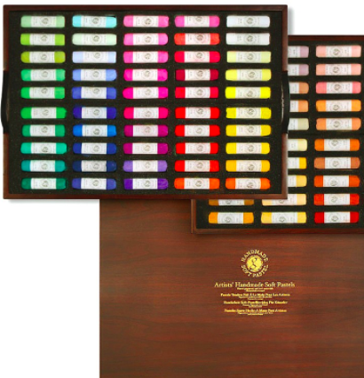 Пастель Mungyo Gallery Handmade Soft Pastel сухая круглая 100 цветов профессиональная в деревянном кейсе купить в художественном магазине ArtCraft.Space с доставкой по всему миру