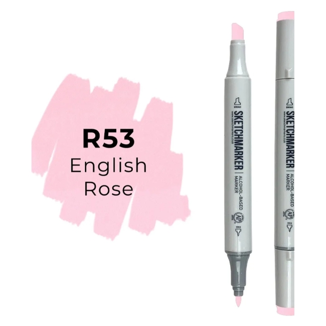 Маркер SKETCHMARKER двухсторонний на спирт.основе цв.R53 Английская роза