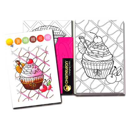 Рельефная цветовая карта (склейка) Chameleon Sweet Treats / Сладости