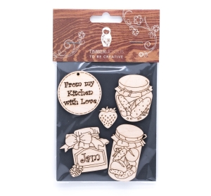 Набор заготовок для декорирования Cooking1 фанера 10х14см,