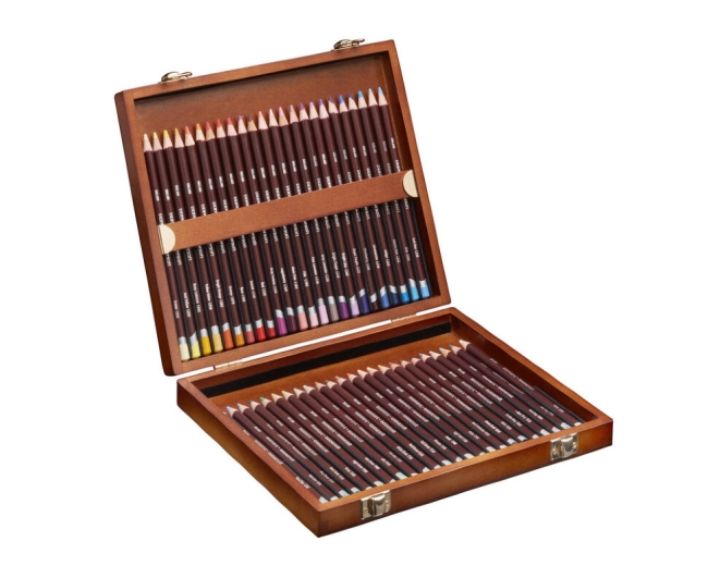 Набор цветных карандашей Coloursoft 48 цветов в деревянной упаковке купить в художественном магазине ArtCraft.Space с доставкой по всему миру