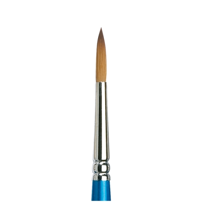 Кисть художественная синтетика Winsor&Newton "Cotman 111", круглая, дизайнерская №6, корот. ручка