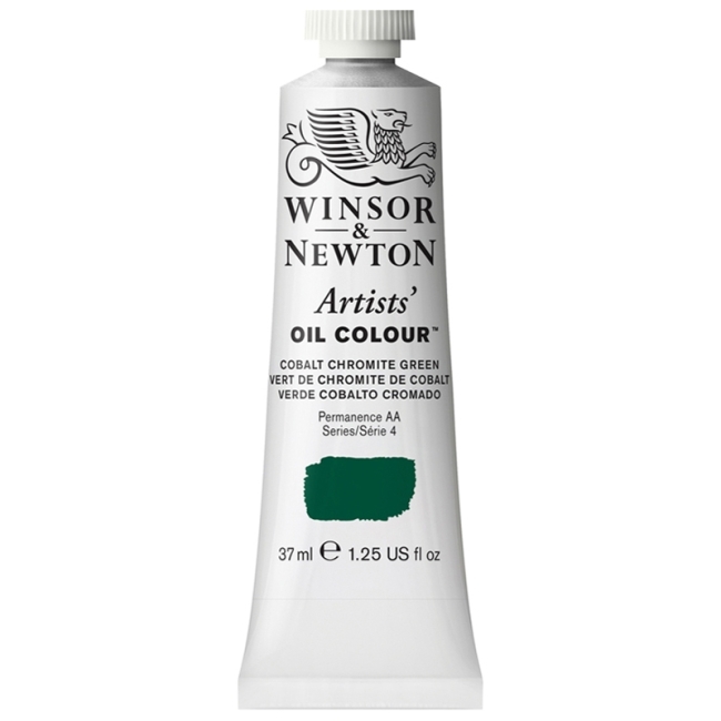 Краска масляная профессиональная Winsor&Newton "Artists' Oil", кобальт зеленый хром