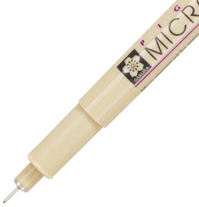Набор черных капиллярных ручек Sakura Pigma Micron 0.25 мм 2 штуки купить в магазине ArtCraft.Space с доставкой по всему миру