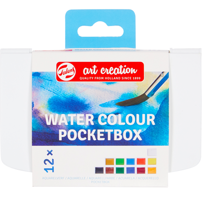Акварель Art Creation Royal Talens набор 12 кювет в пластиковом кейсе купить в художественном магазине ArtCraft.Space с доставкой по всему миру