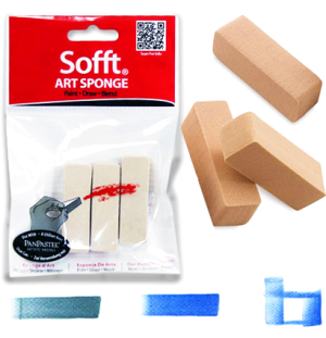 Набор плоских спонжей  Art Sponge PanPastel, 3 шт. в полиэт. упаковке