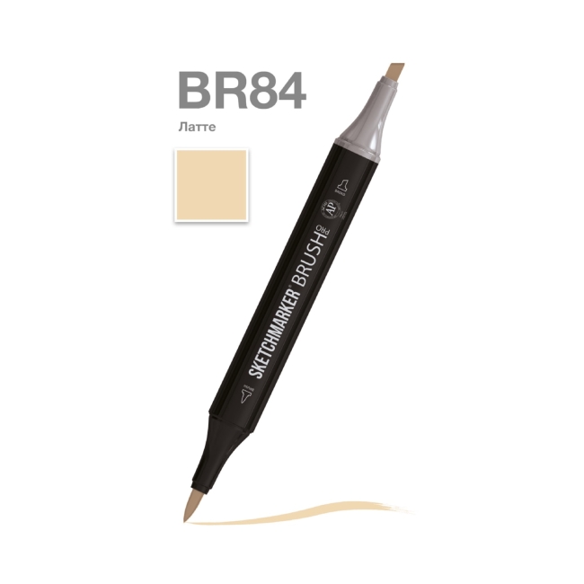 Маркер SKETCHMARKER Brush двухсторонний на спирт.основе цв.BR84 Латте