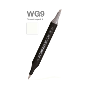 Маркер SKETCHMARKER Brush двухсторонний на спирт.основе цв.WG9 Теплый серый 9 Маркер SKETCHMARKER Brush двухсторонний на спирт.основе цв.WG9 Теплый серый 9