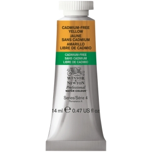 Акварель Winsor&Newton "Professional", 14мл, туба, желтый бескадмиевый