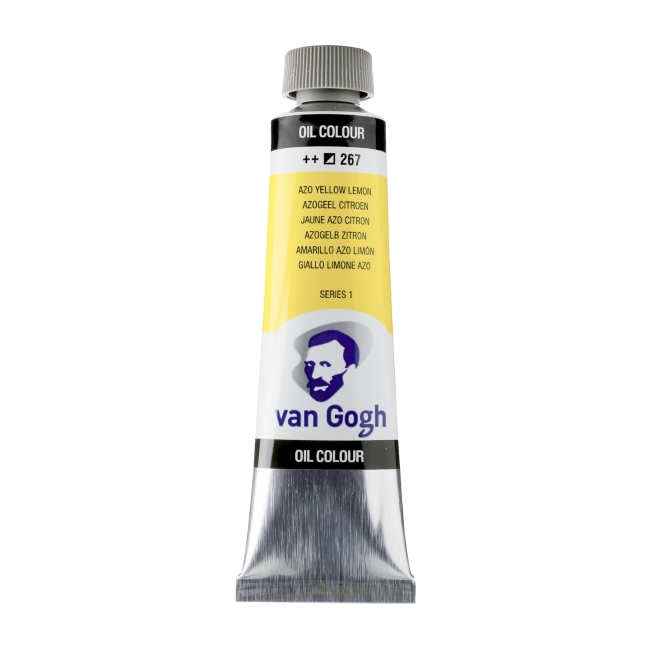 Краска масляная Van Gogh туба 40мл №267 Желтый лимонный АЗО