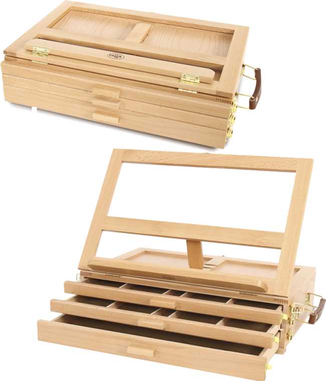 Этюдник настольный с органайзером для пастели из бука 3 уровня "Московская палитра" Гамма купить в художественном магазине ArtCraft.Space с доставкой Этюдник настольный с органайзером для пастели из бука 3 уровня "Московская палитра" Гамма купить в художественном магазине ArtCraft.Space с доставкой