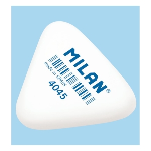 Ластик MILAN 4045 треугольный 39*34*9 мм из синтетического каучука для стирания графита