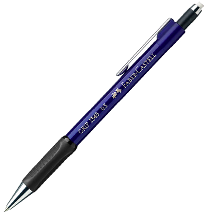 Карандаш механический Faber-Castell Grip 1345 синий, грифель 0.5 мм B купить в магазине ArtCraft.Space