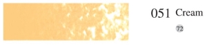 Пастель мягкая профессиональная квадратная цвет № 051 кремовый