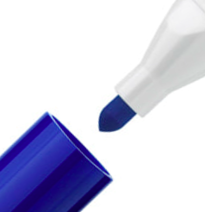 Маркер для магнитных досок Faber-Castell Whiteboard Grip 1583 перезаправляемый синий купить в художественном магазине ArtCraft.Space с доставкой по РФ и СНГ