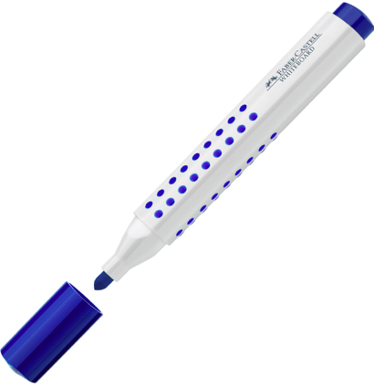 Маркер для магнитных досок Faber-Castell Whiteboard Grip 1583 перезаправляемый синий купить в художественном магазине ArtCraft.Space с доставкой по РФ и СНГ