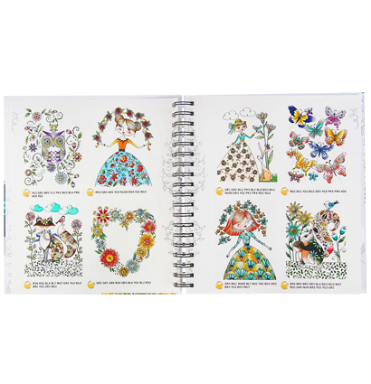 Художественный сад Лори ( книжка-раскраска) Chameleon