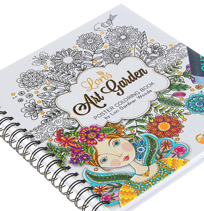 Художественный сад Лори ( книжка-раскраска) Chameleon