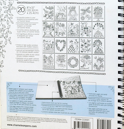 Художественный сад Лори ( книжка-раскраска) Chameleon