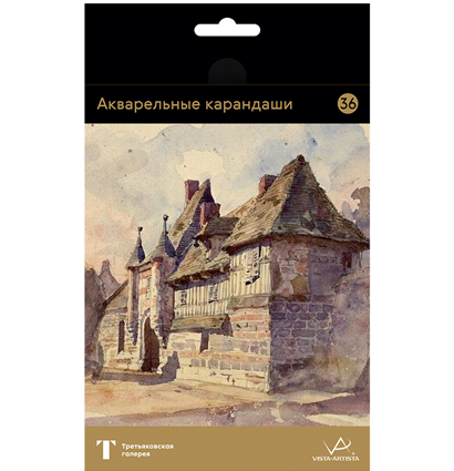 Карандаши акварельные Vista-Artista "Extra Fine. Поленов", 36цв., картон, европодвес