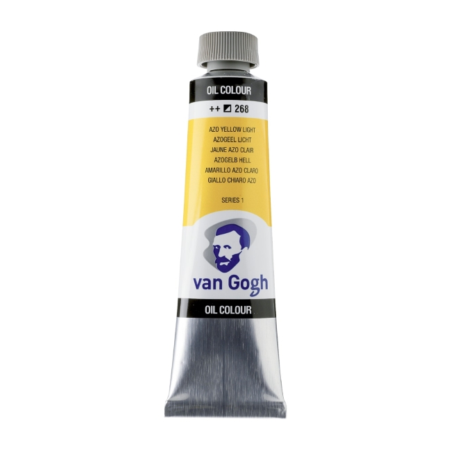 Краска масляная Van Gogh туба 40мл №268 Желтый светлый АЗО