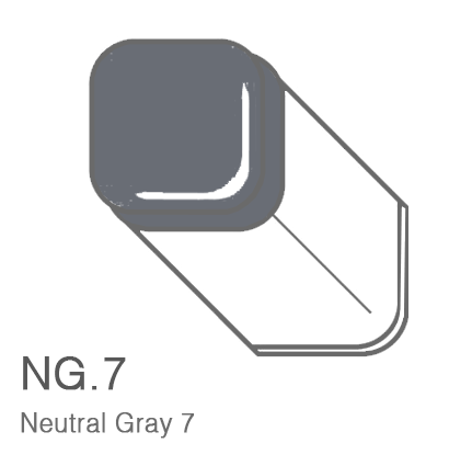 Маркер Copic N7 Neutral Gray 7 / Нейтральный Серый 7 поштучно купить в фирменном магазине ArtCraft.Space (Копик Клаб) с доставкой по РФ и всему миру