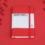 Блокнот Leuchtturm1917 Classic A5 (14.5x21см.) 80г/м2 - 251 стр. нелинованный, твердая обложка, цвет: Красный