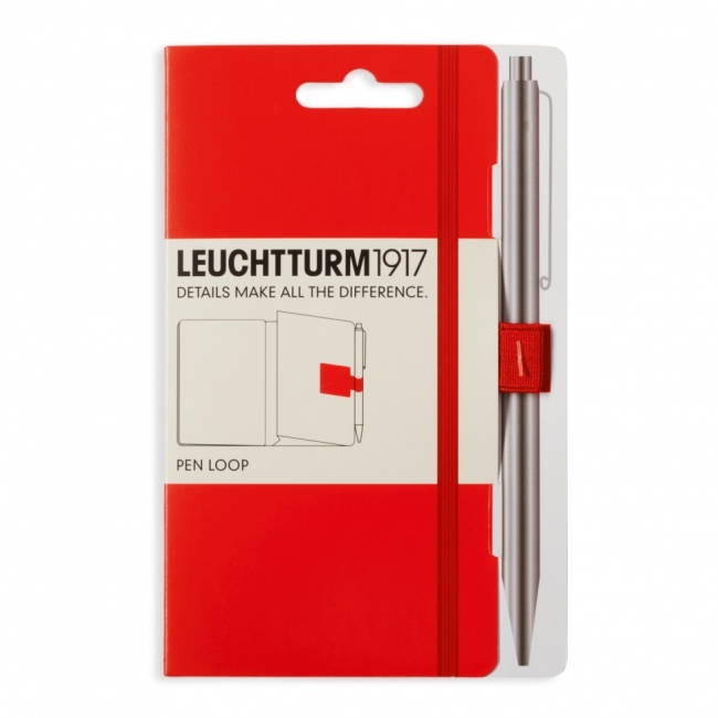 Петля самоклеящаяся Pen Loop для ручек на блокноты Leuchtturm1917 цвет Красный