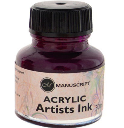 Тушь акриловая художественная Manuscript Acrylic Inc во флаконе 30 мл купить в магазине ArtCraft.Space