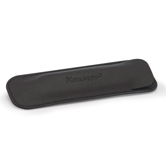 Чехол для ручек KAWECO ECO кожаный для 2 длинных ручек черный