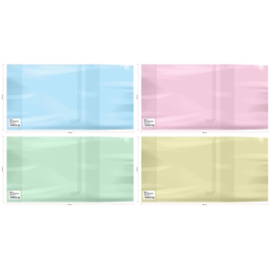 Обложка 243*455 для тетрадей "Пропись"/рабочих тетрадей/прописей Горецкого, универсальная, цветная, с закладкой, ArtSpace ПЭ 200мкм, ШК