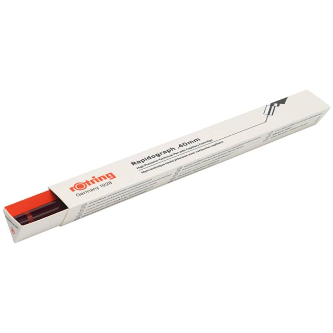 Рапидограф Rotring 0.4 мм пластиковый корпус с черными чернилами купить в магазине ArtCraft.Space