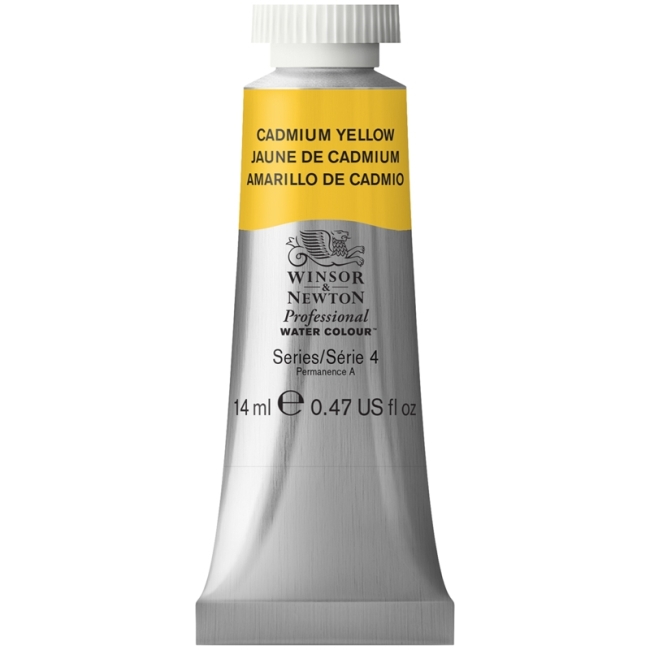 Акварель Winsor&Newton "Professional", 14мл, туба, желтый кадмий