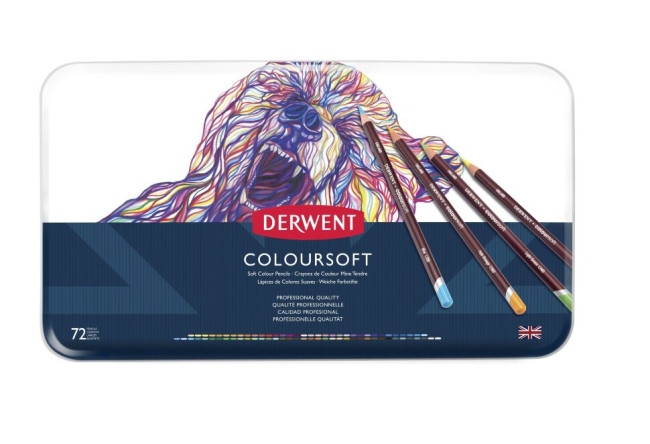 Набор цветных карандашей Coloursoft 72 цвета в металлической упаковке купить в художественном магазине ArtCraft.Space с доставкой по всему миру