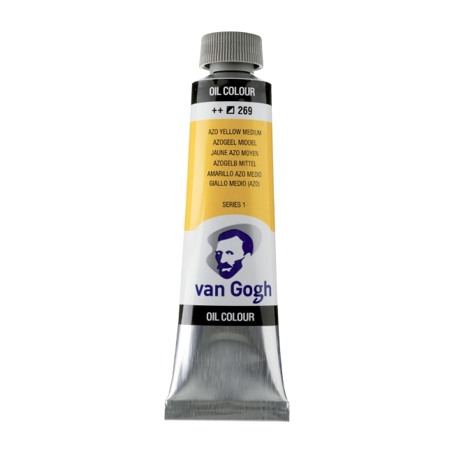 Краска масляная Van Gogh туба 40мл №269 Желтый средний АЗО