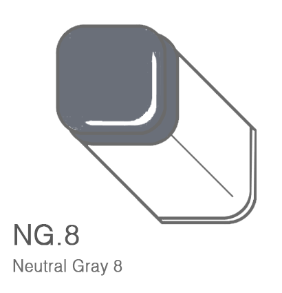 Маркер Copic N8 Neutral Gray 8 / Нейтральный Серый 8 поштучно купить в фирменном магазине ArtCraft.Space (Копик Клаб) с доставкой по РФ и всему миру
