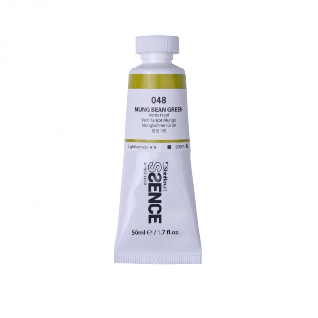 Краска акриловая ShinHan Ssence туба 50мл №48 Зелёный бобовый Краска акриловая ShinHan Ssence туба 50мл №48 Зелёный бобовый