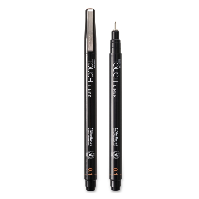 Ручка капиллярная  TOUCH Liner 0,1мм коричневый