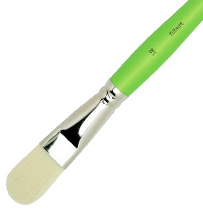 Кисть овальная синтетика Liquitex Freestyle №12 для акрила, гуаши, масла длинная купить в художественном магазине ArtCraft.Space с доставкой