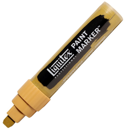 Маркер акриловый Liquitex Paint Marker широкий 15 мм 530 жёлтый бронзовый купить в магазине маркеров ArtCraft.Space