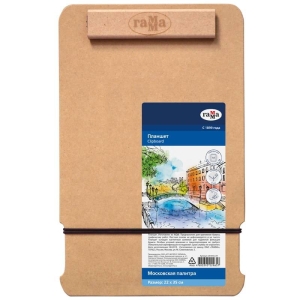 Планшет-клипборд МДФ, А4 (22*35см) Гамма "Московская палитра", магнитный зажим