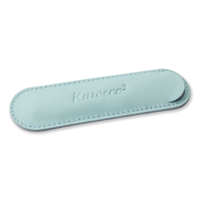 Чехол для ручек KAWECO ECO кожаный для 1 ручки Sport бирюзовый